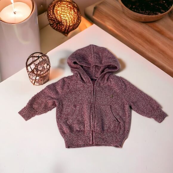 Baby GAP Zipper Hooded Sweater (3-6 Months) - Picture 1 of 5